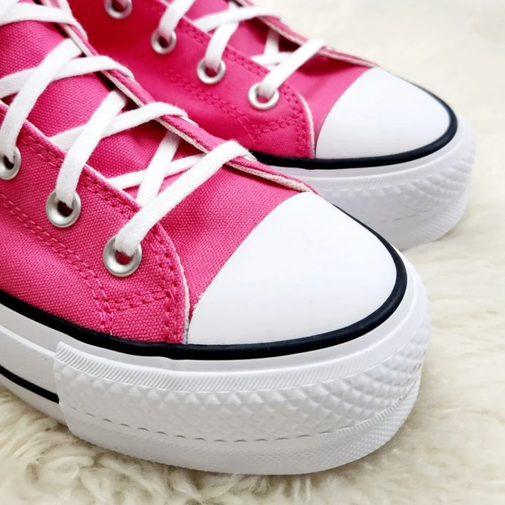 Converse bright pink
